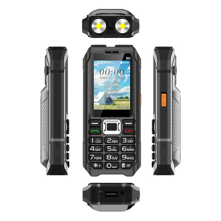 UNIWA M6000 Big Speaker Keypad Phone, 2.4 inch, Dual Flashlights, 21 Keys, SOS, FM, 4 SIM, GSM, Plug:EU Plug(Green) - Mega Discount Store LebanonLebanon