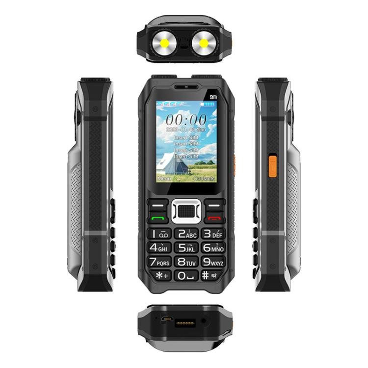 UNIWA M6000 Big Speaker Keypad Phone, 2.4 inch, Dual Flashlights, 21 Keys, SOS, FM, 4 SIM, GSM, Plug:US Plug(Green) - Mega Discount Store LebanonLebanon