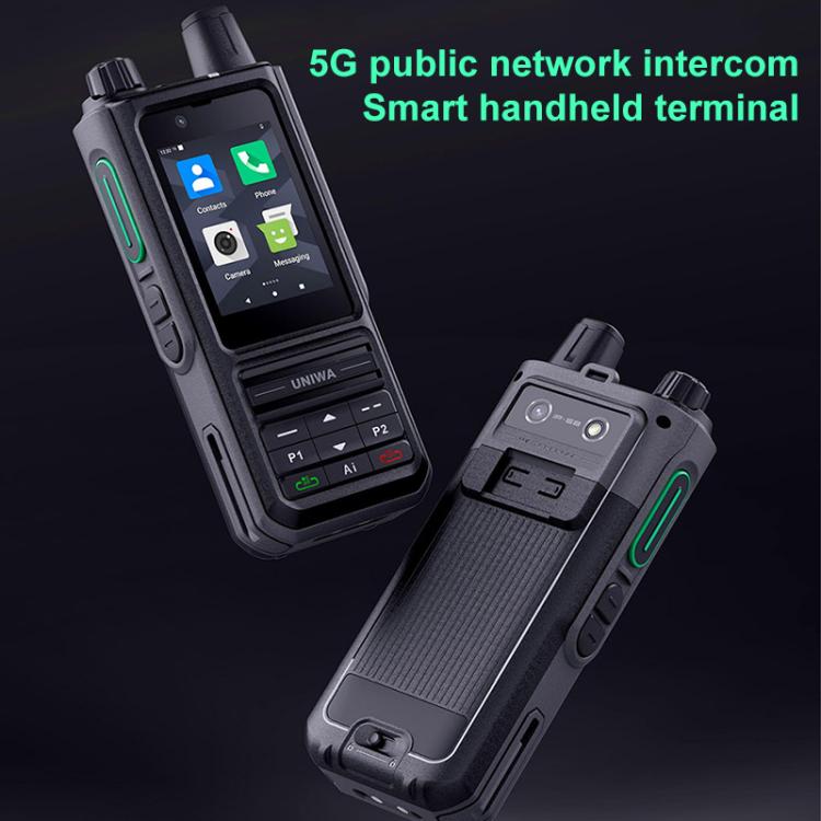 UNIWA NR120 PoC Walkie - Talkie Rugged Phone, 3GB+32GB, 2.4 inch Android 13 Unisoc T158 Octa Core, Network: 5G, NFC, SOS, Plug:EU Plug(Black) - Mega Discount Store LebanonLebanon