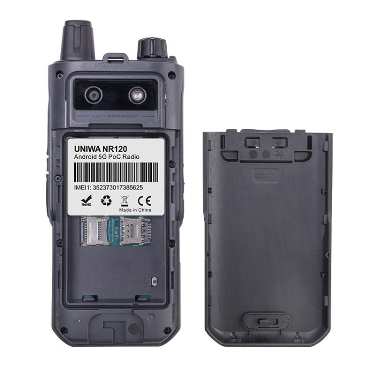 UNIWA NR120 PoC Walkie - Talkie Rugged Phone, 3GB+32GB, 2.4 inch Android 13 Unisoc T158 Octa Core, Network: 5G, NFC, SOS, Plug:US Plug(Black) - Mega Discount Store LebanonLebanon