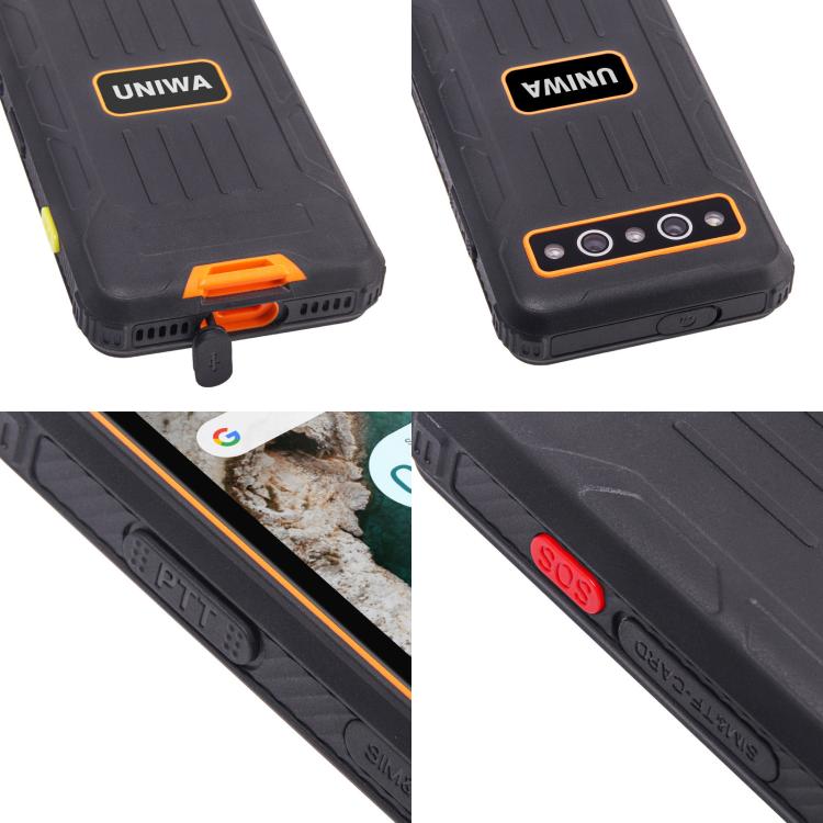 UNIWA R4001 Rugged Phone, Night Vision, 4GB+64GB, 4.0 inch Android 14 Unisoc T606 Octa Core, Network: 4G, OTG, NFC, Plug:UK Plug(Black) - Mega Discount Store LebanonLebanon