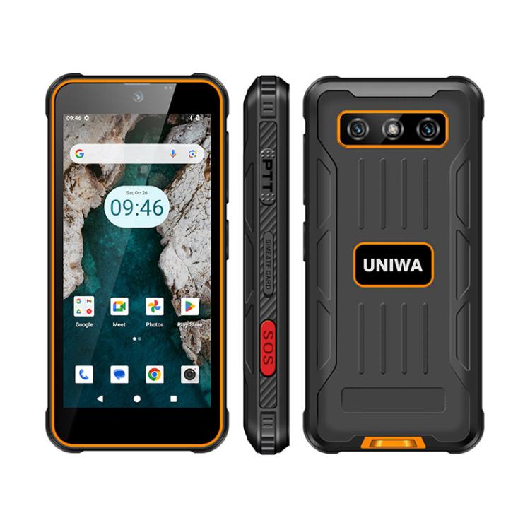 UNIWA R4001 Rugged Phone, Night Vision, 4GB+64GB, 4.0 inch Android 14 Unisoc T606 Octa Core, Network: 4G, OTG, NFC, Plug:US Plug(Black) - Mega Discount Store LebanonLebanon