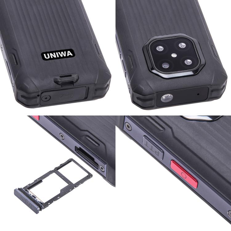 UNIWA R4002 Rugged Phone, 6GB+128GB, 3.88 inch Android 12 Mediatek MT6762 Octa Core, Network: 4G, OTG(Black) - Mega Discount Store LebanonLebanon