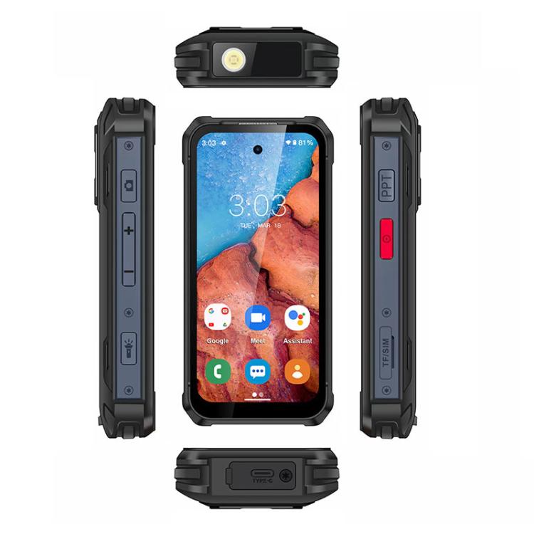 UNIWA R4002 Rugged Phone, 6GB+128GB, 3.88 inch Android 12 Mediatek MT6762 Octa Core, Network: 4G, OTG(Black) - Mega Discount Store LebanonLebanon