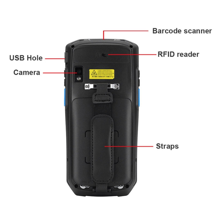 UNIWA S9000 Scanner Terminal Rugged Phone, 2GB+16GB, Waterproof Dustproof Shockproof, 4800mAh Battery, 5.0 inch Android 9.0 MTK6761 Quad Core up to 2.0GHz, Network: 4G(Black) - Mega Discount Store LebanonLebanon