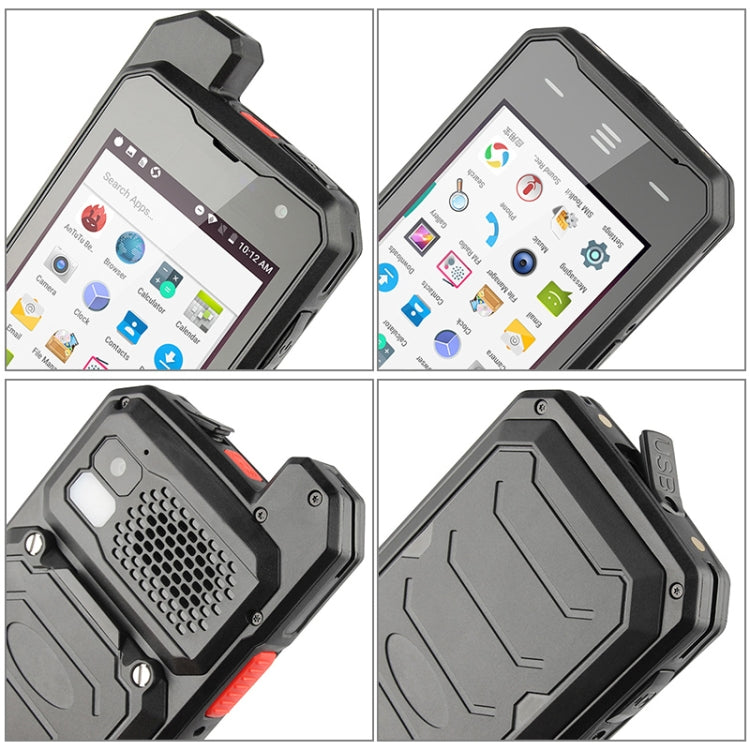 UNIWA T101 Walkie Talkie Rugged Phone, 2GB+16GB, IP67 Waterproof Dustproof Shockproof, 4600mAh Battery, 4.0 inch Android 7.0 MTK6753 Octa Core up to 1.3GHz, Network: 4G, NFC, POC, SOS(Black) - Mega Discount Store LebanonLebanon