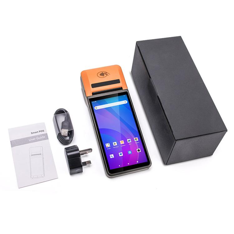 UNIWA V4P 2D QR Code Scanning Edition, 6 inch NFC Android 13 Smart Handheld POS Phone with Thermal Printer, 3GB+16GB, Unisoc SC9863a Octa Core, Network: 4G (Black) - Mega Discount Store LebanonLebanon