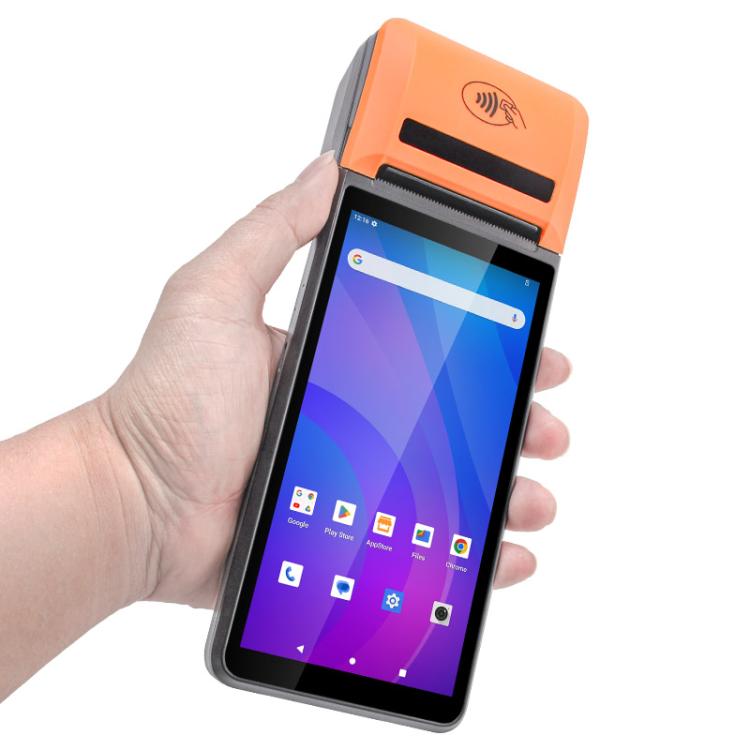 UNIWA V4P Standard Edition, 6 inch NFC Android 13 Smart Handheld POS Phone with Thermal Printer, 3GB+16GB, Unisoc SC9863a Octa Core, Network: 4G (Black) - Mega Discount Store LebanonLebanon