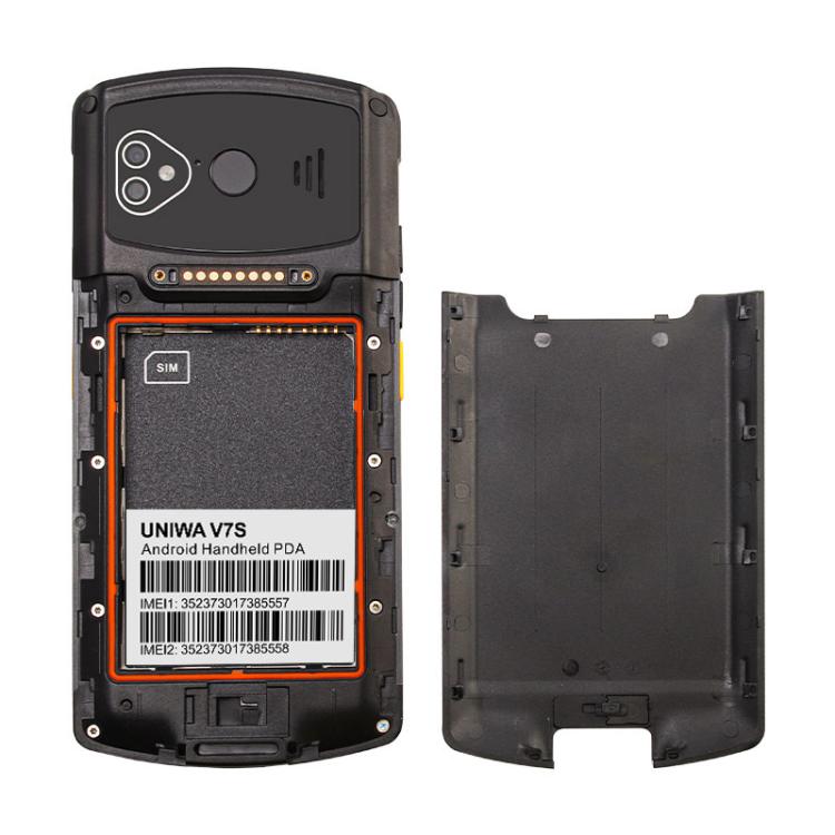 UNIWA V7S PDA Barcode Scanner Rugged Phone, 4GB+64GB, 5.7 inch Android 12 Mediatek MT6762 Octa Core, NFC, Network: 4G, Plug:UK Plug(Black) - Mega Discount Store LebanonLebanon