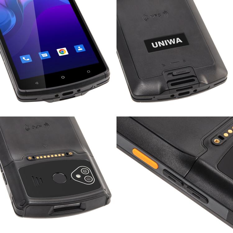 UNIWA V7S PDA Barcode Scanner Rugged Phone, 4GB+64GB, 5.7 inch Android 12 Mediatek MT6762 Octa Core, NFC, Network: 4G, Plug:UK Plug(Black) - Mega Discount Store LebanonLebanon