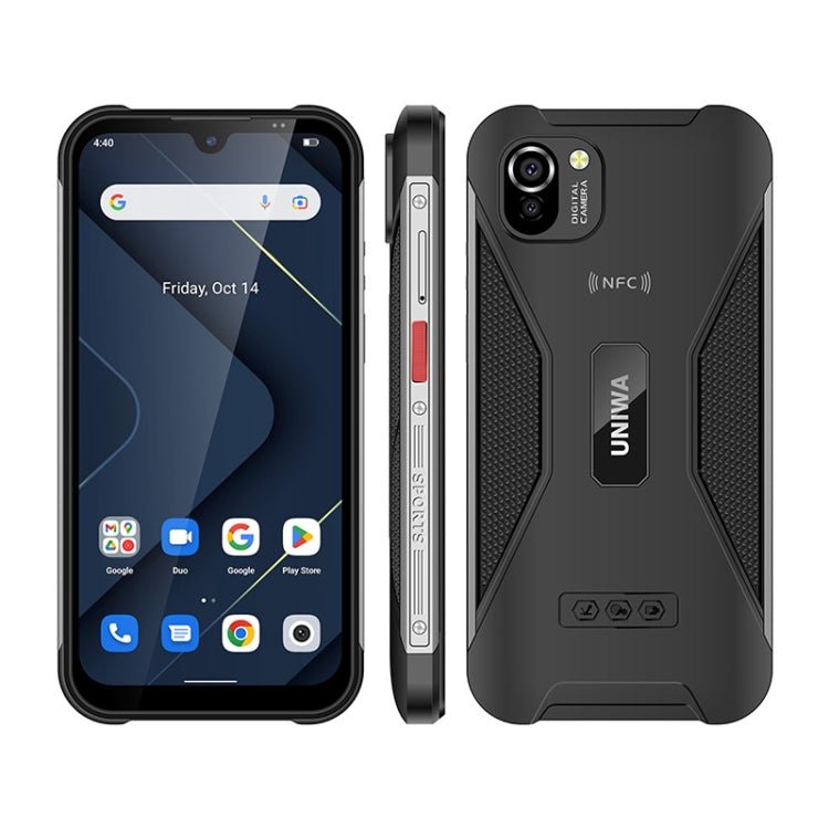 UNIWA W555 Rugged Phone, 3GB+32GB, Dual Rear Cameras, IP68 Waterproof Dustproof Shockproof, 5.71 inch Android 12.0 MTK6761 Quad Core up to 2.0GHz, Network: 4G, NFC, OTG, Global Version (Black) - Mega Discount Store LebanonLebanon