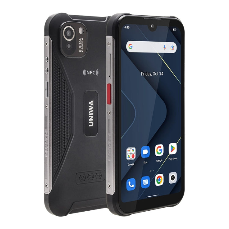 UNIWA W555 Rugged Phone, 3GB+32GB, Dual Rear Cameras, IP68 Waterproof Dustproof Shockproof, 5.71 inch Android 12.0 MTK6761 Quad Core up to 2.0GHz, Network: 4G, NFC, OTG, Global Version (Black) - Mega Discount Store LebanonLebanon