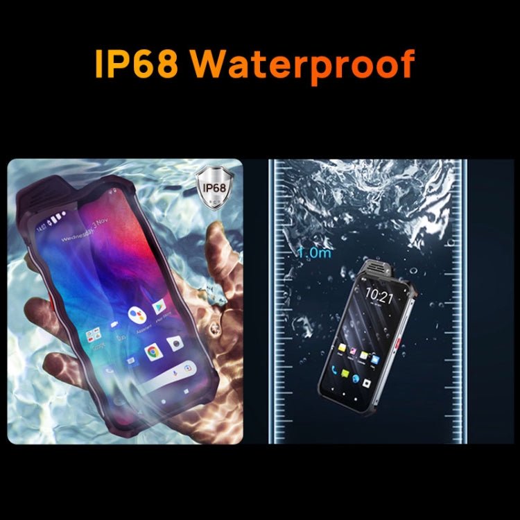 UNIWA W888 HD+ Rugged Phone, 4GB+64GB, 6.3 inch Android 11 Mediatek MT6765 Helio P35 Octa Core up to 2.3GHz, NFC, OTG, Network: 4G(Black) - Mega Discount Store LebanonLebanon