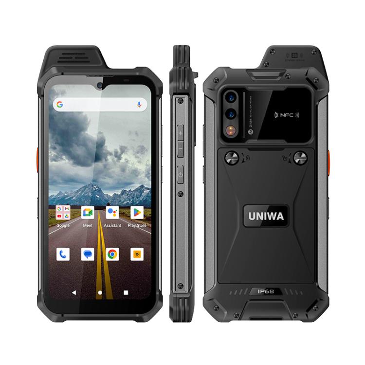 UNIWA W999 Rugged Phone, 8GB+128GB, 6.3 inch Android 13 Mediatek MT6789 Helio G99 Octa Core, NFC, Network: 4G, Plug:AU Plug(Black) - Mega Discount Store LebanonLebanon