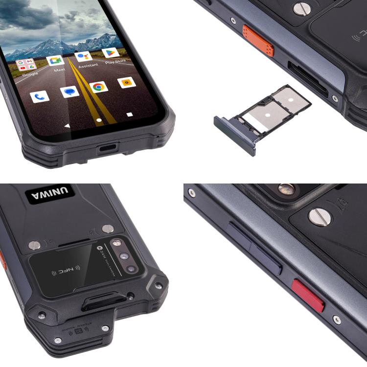 UNIWA W999 Rugged Phone, 8GB+128GB, 6.3 inch Android 13 Mediatek MT6789 Helio G99 Octa Core, NFC, Network: 4G, Plug:AU Plug(Black) - Mega Discount Store LebanonLebanon