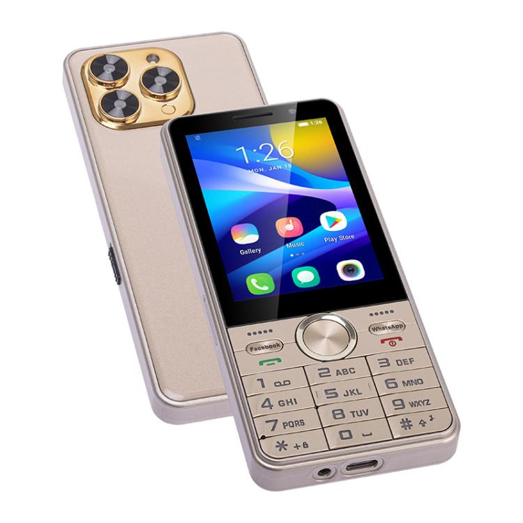 UNIWA XS17 Feature Phone, 2GB+16GB, 3.5 inch Android 8.1 MT6737M Quad Core, Network: 4G, Dual SIM Card (Black) - Mega Discount Store LebanonLebanon