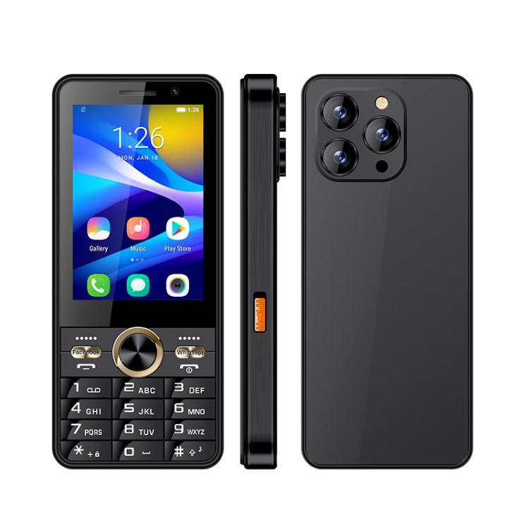 UNIWA XS17 Feature Phone, 2GB+16GB, 3.5 inch Android 8.1 MT6737M Quad Core, Network: 4G, Dual SIM Card (Black) - Mega Discount Store LebanonLebanon