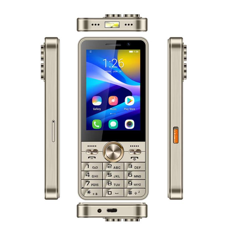 UNIWA XS17 Feature Phone, 2GB+16GB, 3.5 inch Android 8.1 MT6737M Quad Core, Network: 4G, Dual SIM Card (Black) - Mega Discount Store LebanonLebanon