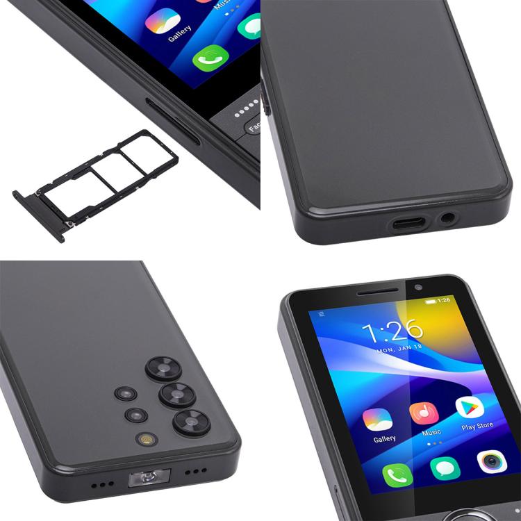 UNIWA XS24 Keypad Phone, 2GB+16GB, 3.5 inch Android 8.1 Mediatek MT6737M Quad Core, Flashlights, Network: 4G, Support Google Store, Plug:EU Plug(Black) - Mega Discount Store LebanonLebanon