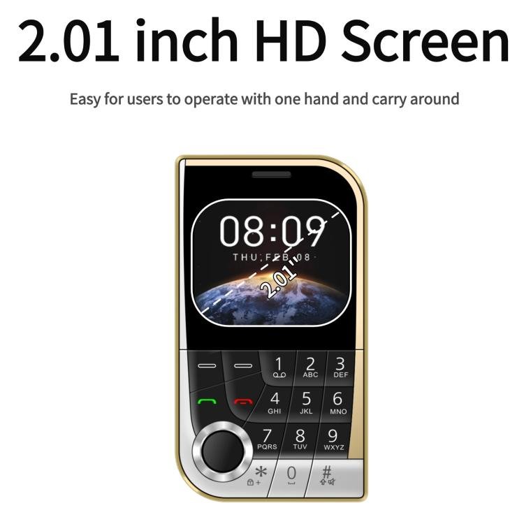 V10 Card Mobile Phone, 2.01 inch, MTK6261D, Support Bluetooth, FM, Torch, GSM, Dual SIM (White) - Mega Discount Store LebanonLebanon