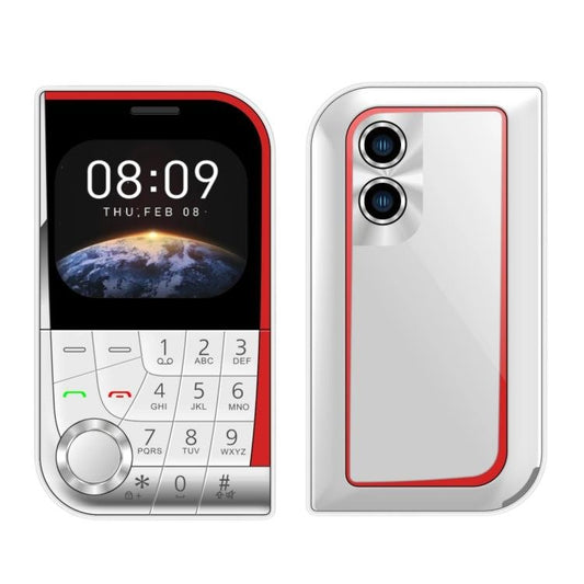 V10 Card Mobile Phone, 2.01 inch, MTK6261D, Support Bluetooth, FM, Torch, GSM, Dual SIM (White) - Mega Discount Store LebanonLebanon