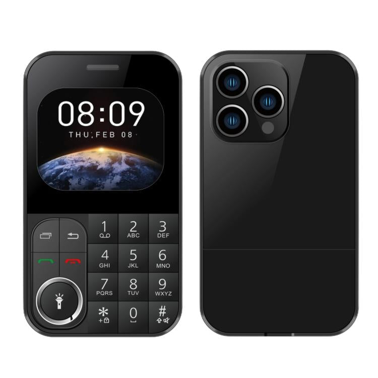 V9 Card Mobile Phone, 2.01 inch, MTK6261D, Support Bluetooth, FM, Torch, GSM, Dual SIM (Black) - Mega Discount Store LebanonLebanon