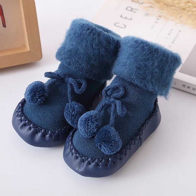 Winter Baby Warmer Floor Shoes Anti - Slip Baby Step Shoes, Size:11cm(Blue) - Mega Discount Store LebanonLebanon