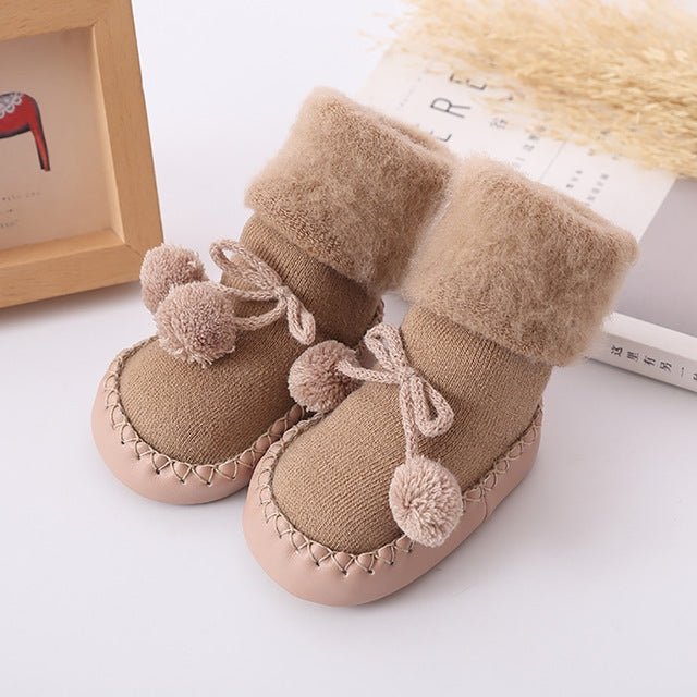 Winter Baby Warmer Floor Shoes Anti - Slip Baby Step Shoes, Size:12cm(Coffee) - Mega Discount Store LebanonLebanon
