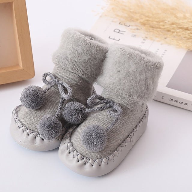Winter Baby Warmer Floor Shoes Anti - Slip Baby Step Shoes, Size:12cm(Gray) - Mega Discount Store LebanonLebanon