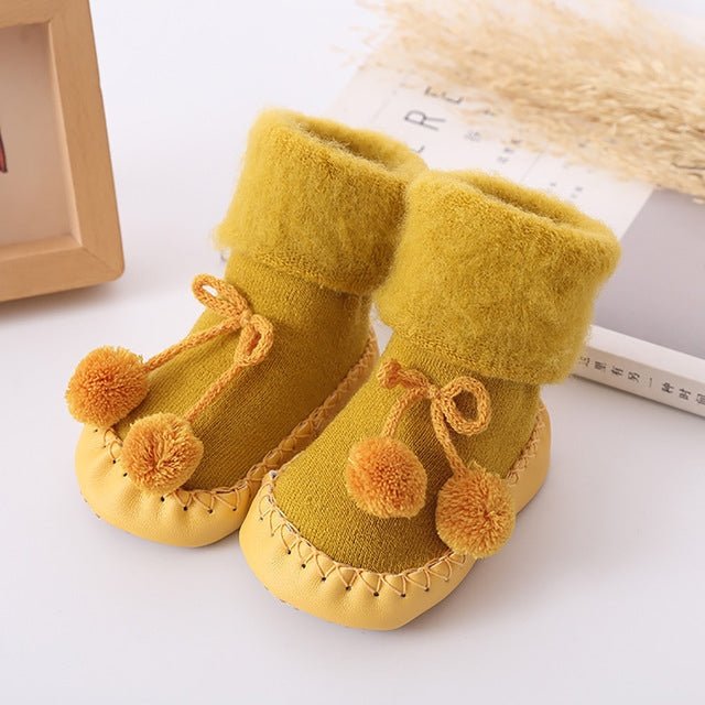 Winter Baby Warmer Floor Shoes Anti - Slip Baby Step Shoes, Size:12cm(Yellow) - Mega Discount Store LebanonLebanon