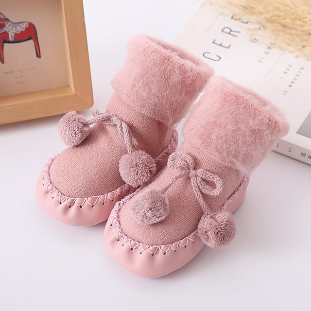 Winter Baby Warmer Floor Shoes Anti - Slip Baby Step Shoes, Size:13cm(Pink) - Mega Discount Store LebanonLebanon