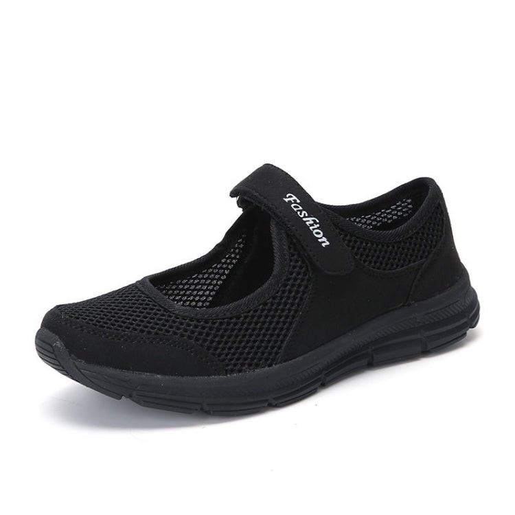 Women Casual Mesh Flat Shoes Soft Sneakers, Size:42(Black) - Mega Discount Store LebanonLebanon