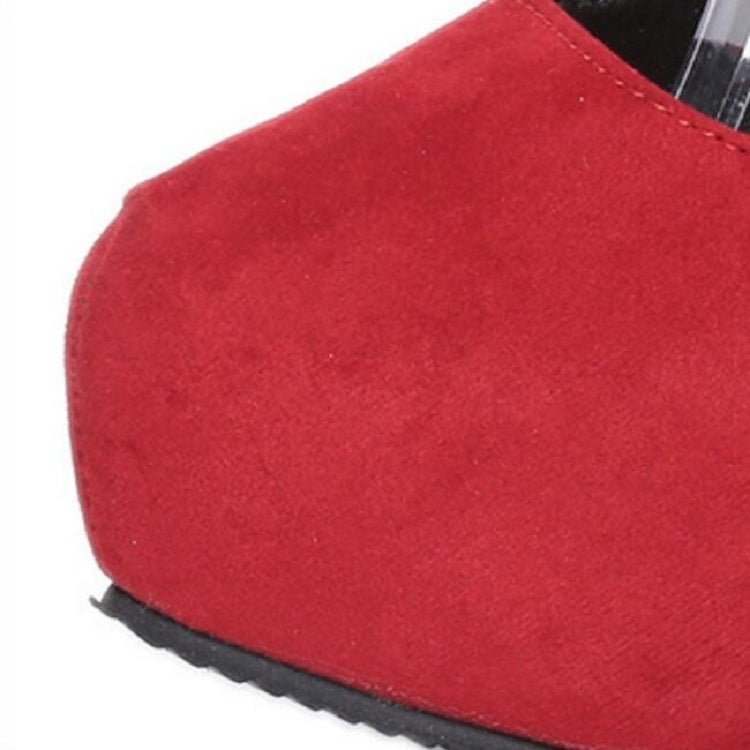 Women Shoes Round Toe Stiletto High Heels, Size:34(Red) - Mega Discount Store LebanonLebanon