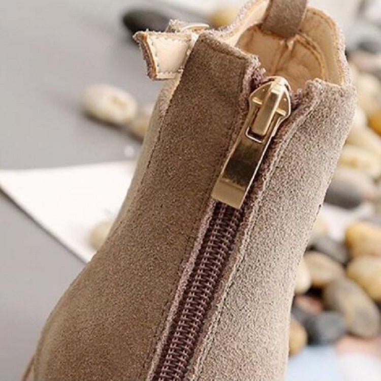Women Shoes Suede Boots Pointed High Heels, Size:37(Camel) - Mega Discount Store LebanonLebanon