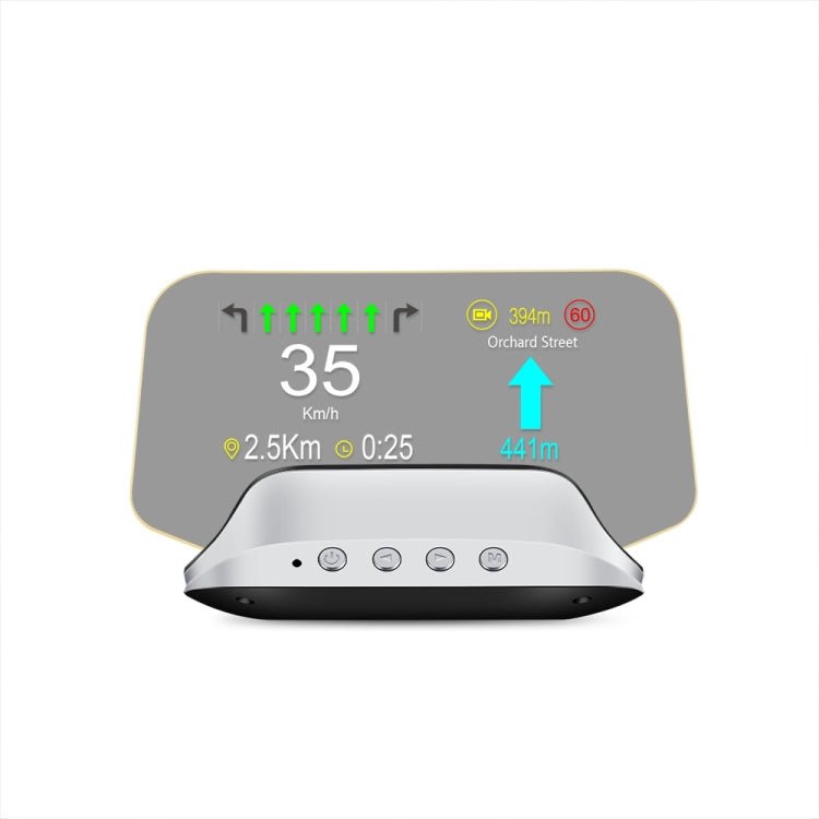 BEI WRH C3 OBD2 + GPS Mode Car Head - up Display HUD Overspeed / Speed / Water Temperature Too High / Voltage Too Low / Engine Failure Alarm / Fatigue Driving Reminder / Navigation Function - Mega Discount Store LebanonLebanon