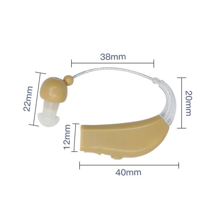 BEI WRH Elderly Use Can Charge Sound Amplifier Hearing Aid, Specification: EU Plug(Blue Double Machine+White Charging Bin) - Mega Discount Store LebanonLebanon