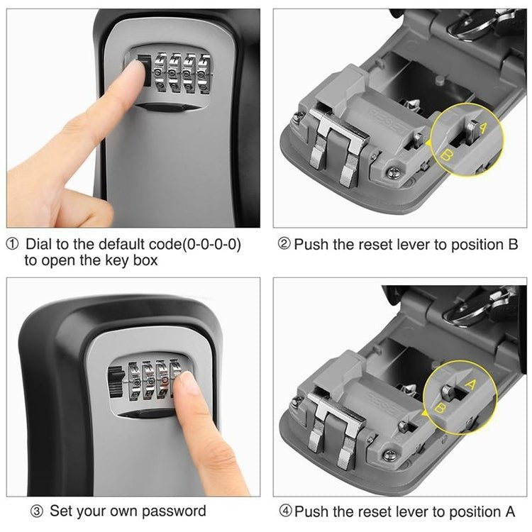 BEI WRH HG2 Arc Wall Mounted Password Key Box(Green) - Mega Discount Store LebanonLebanon