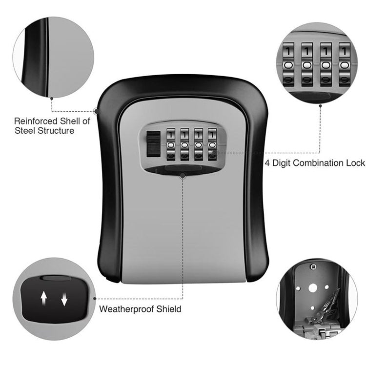 BEI WRH HG2 Arc Wall Mounted Password Key Box(Green) - Mega Discount Store LebanonLebanon