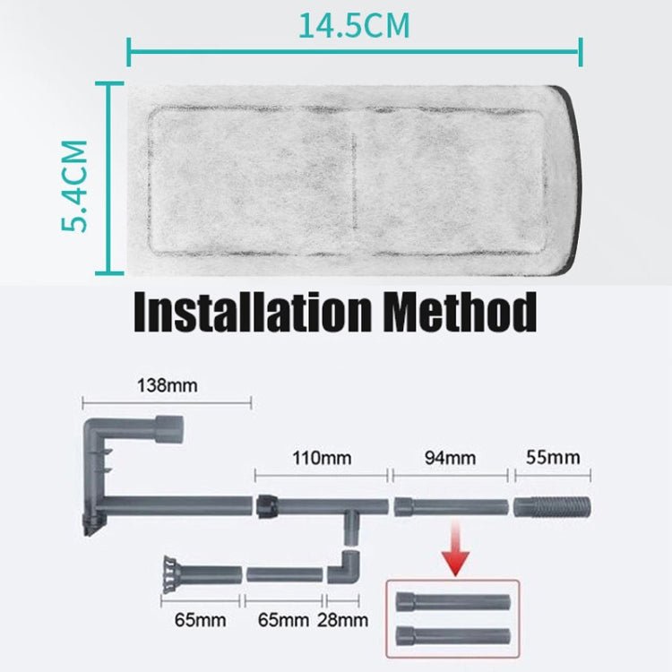 BEI WRH Jeneca XP - 03 Small Aquarium External Waterfall Filter, CN Plug - Mega Discount Store LebanonLebanon
