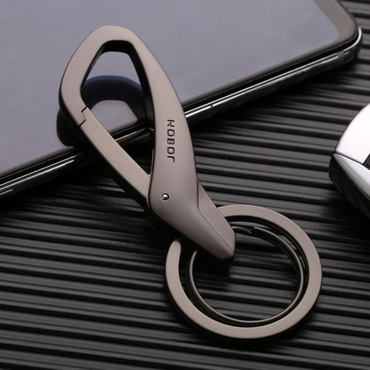 BEI WRH JOBON ZB - 197 Car Waist Hanging Keychain Double Ring Metal Keychain(Black) - Mega Discount Store LebanonLebanon