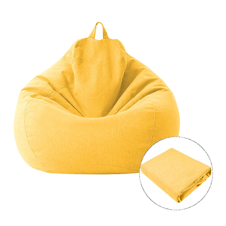 BEI WRH Lazy Sofa Bean Bag Chair Fabric Cover, Size:100 x 120cm(Yellow) - Mega Discount Store LebanonLebanon