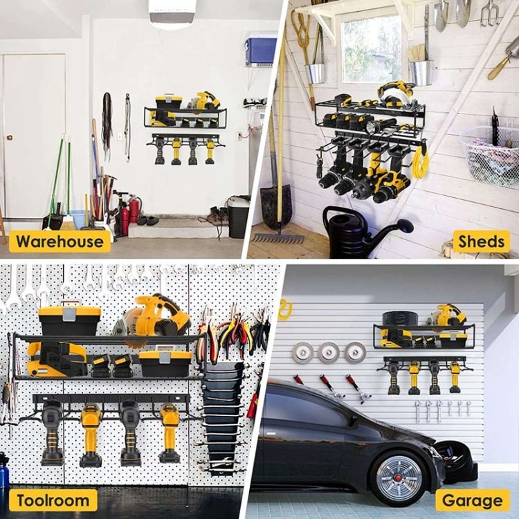 BEI WRH Wall Mounted Handheld Drill Tool Storage Rack, Specification: Complete set - Mega Discount Store LebanonLebanon